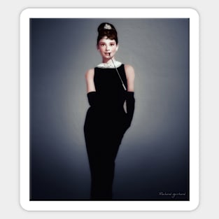 Audrey Hepburn Sticker